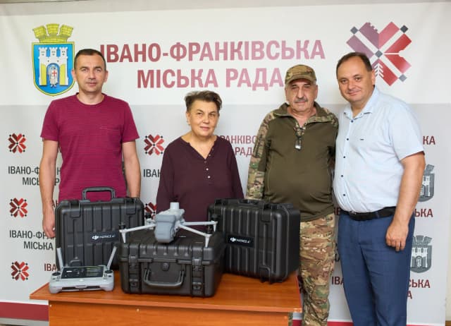 З вдячністю від франківців: сучасні дрони Matrice 4T для захисників 