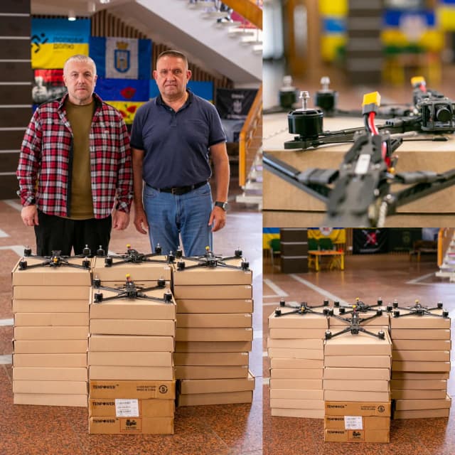  35 FPV-дронів для захисників: чергова допомога від Франківська