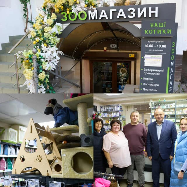 Зоомагазин "Наші котики": як бізнес ветерана Романа Турика працює у Франківську