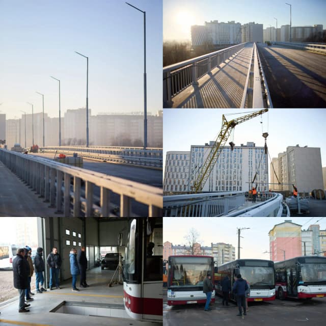 Інспекція КП «Електроавтотранс» та нового моста на Пасічну
