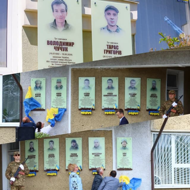 Пам'ять про Героїв: в Опришівцях та Тисменичанах відкрили анотаційні дошки захисникам